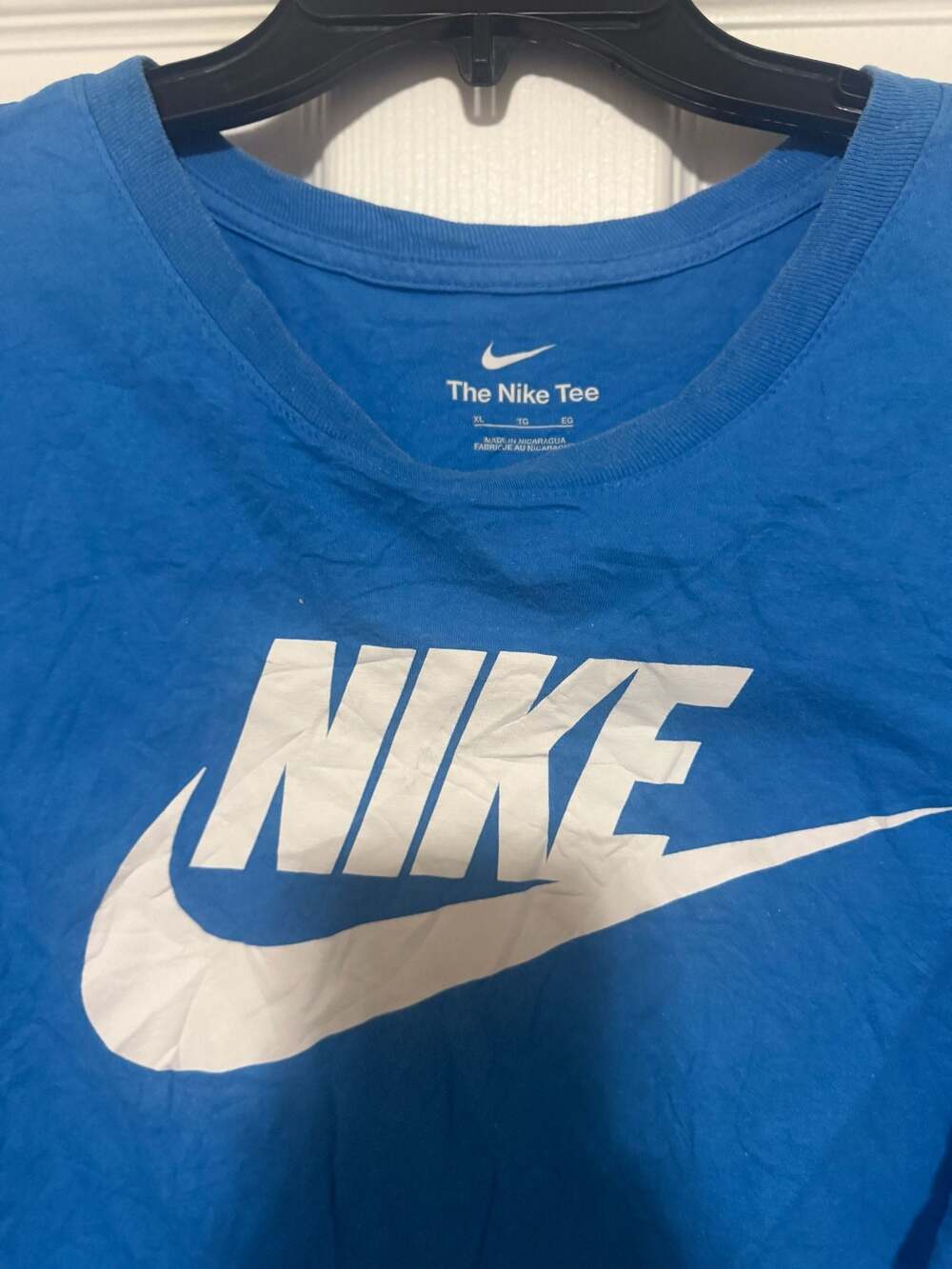 Nike Sportswear Icon Futura Men's Graphic T-Shirt in Royal Blue - Picture 4 of 5